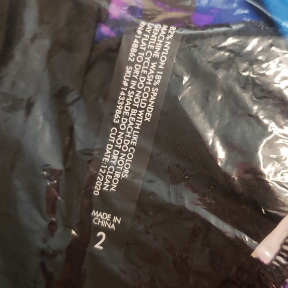 Torrid Swim Rash Guard Shirt Colorful Floral - Picture 12 of 12